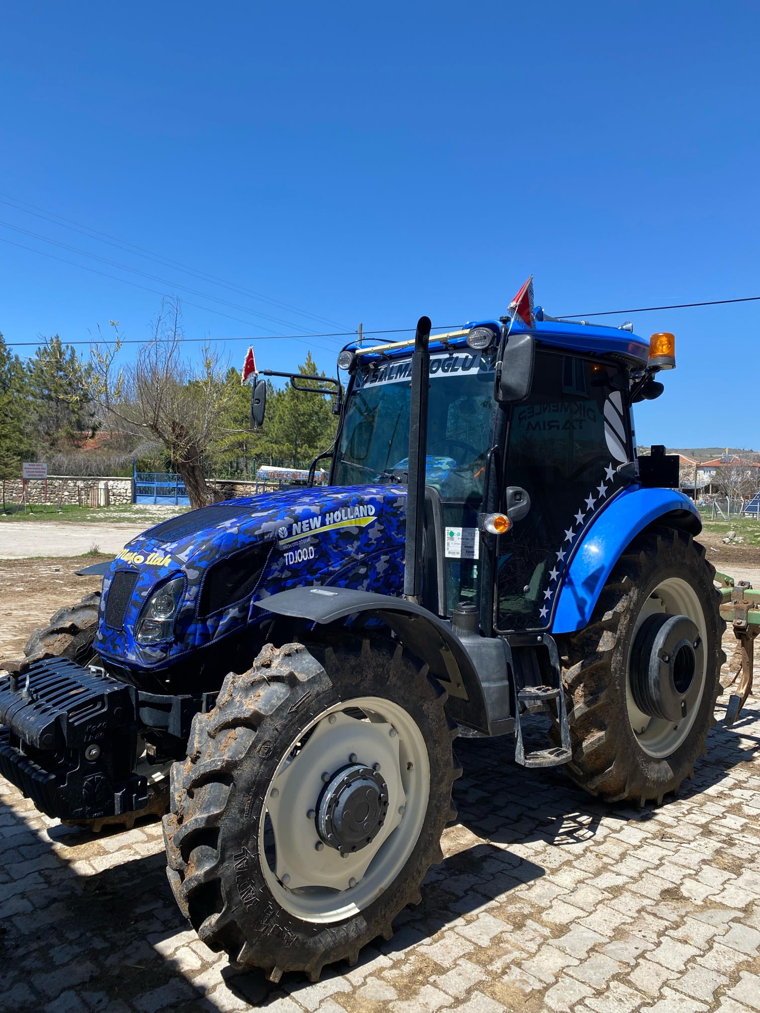 New Holland TD100D Traktör Kılıfı